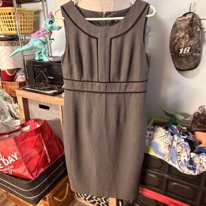 Elegant Gray Sleeveless Dress